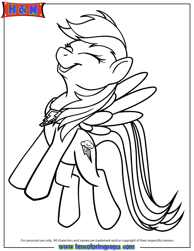 Free Download Rainbow Dash Coloring Pages |Free coloring on Clipart Library