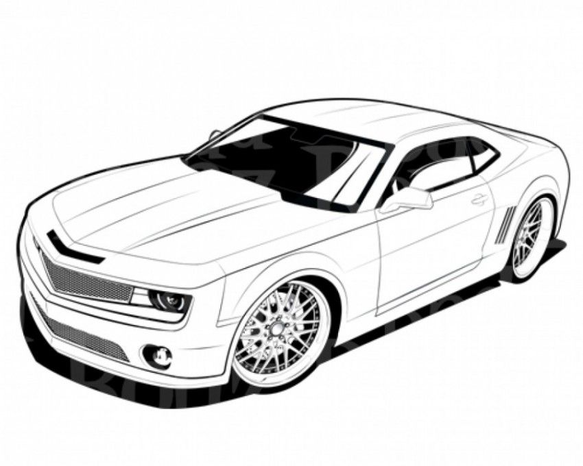 hot rod truck coloring pages