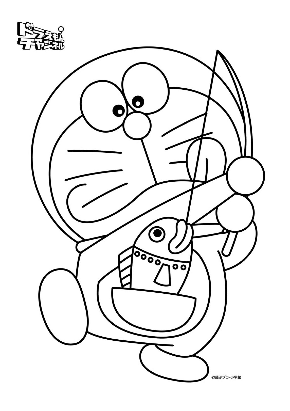 Free Doraemon Coloring Pages, Download Free Doraemon Coloring ...