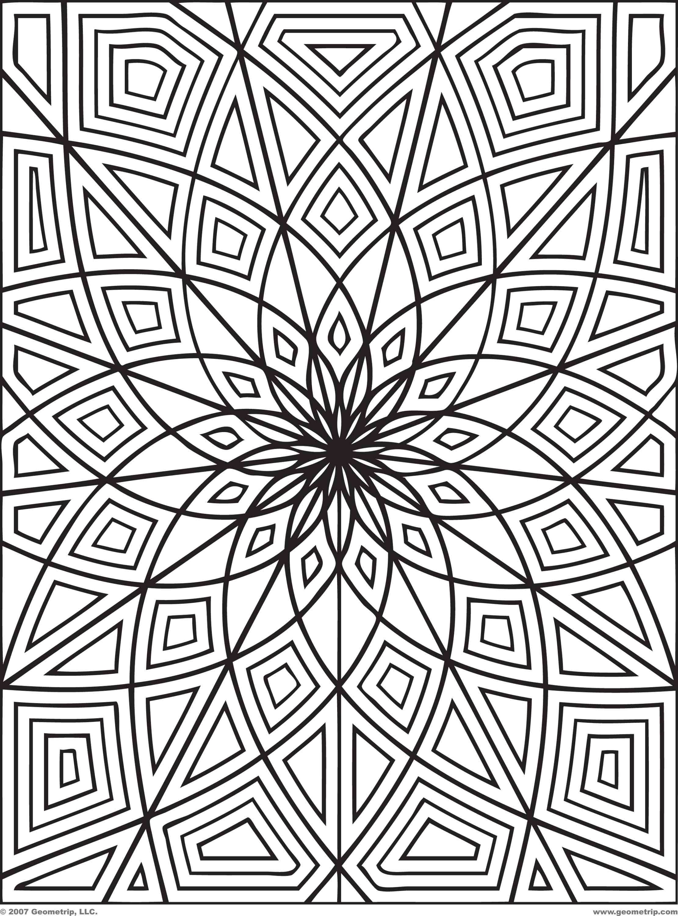 more abstract coloring pages for adults