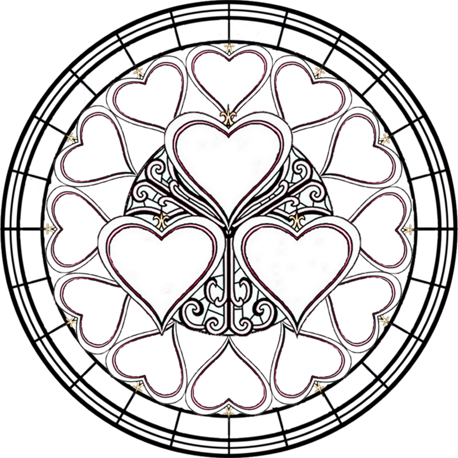 Religious Stained Glass Coloring Pages Stained Glass Coloring