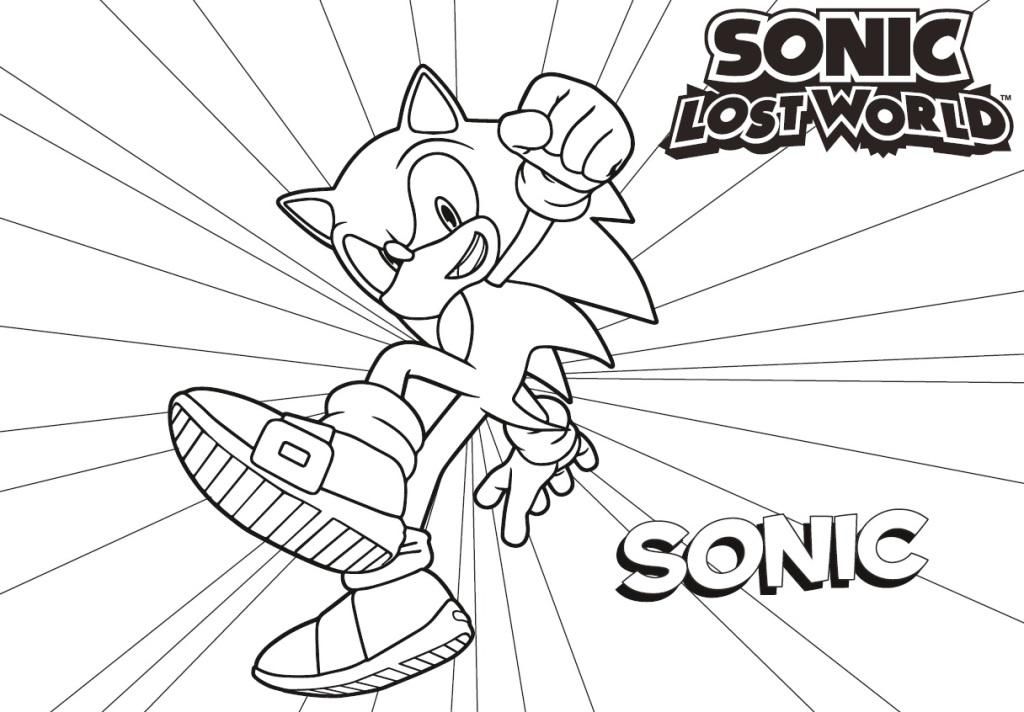 sonic mania coloring pages - Clip Art Library