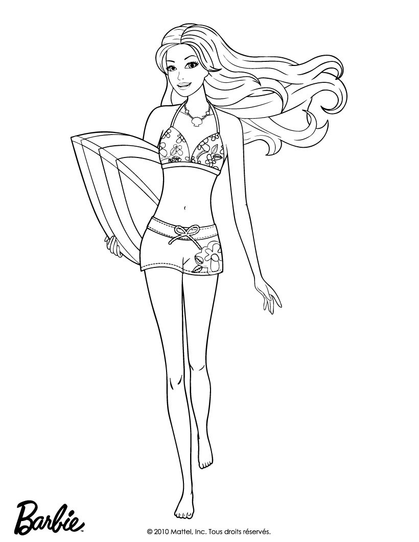 BARBIE in A MERMAID TALE coloring pages : 61 online Mattel dolls