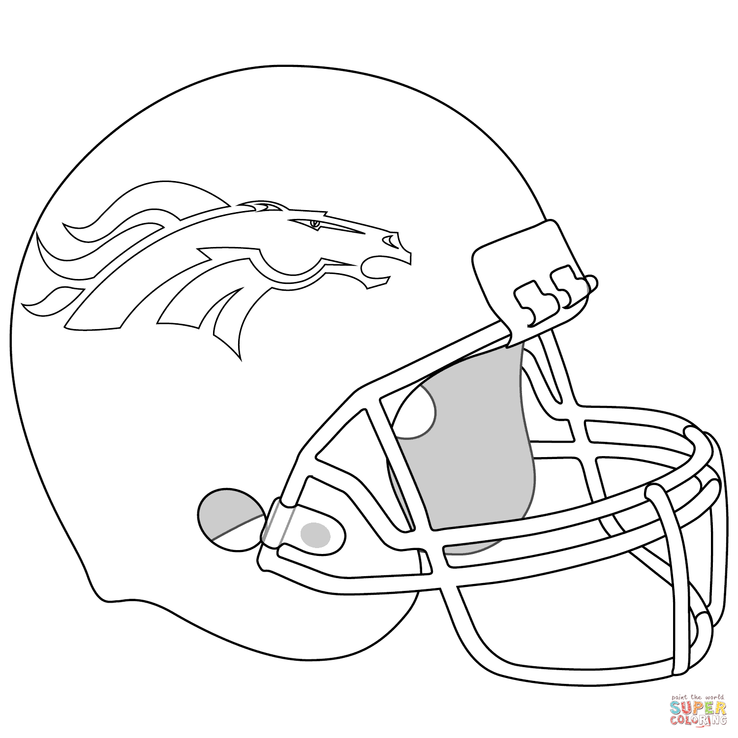 sports coloring pages for boys football jersey