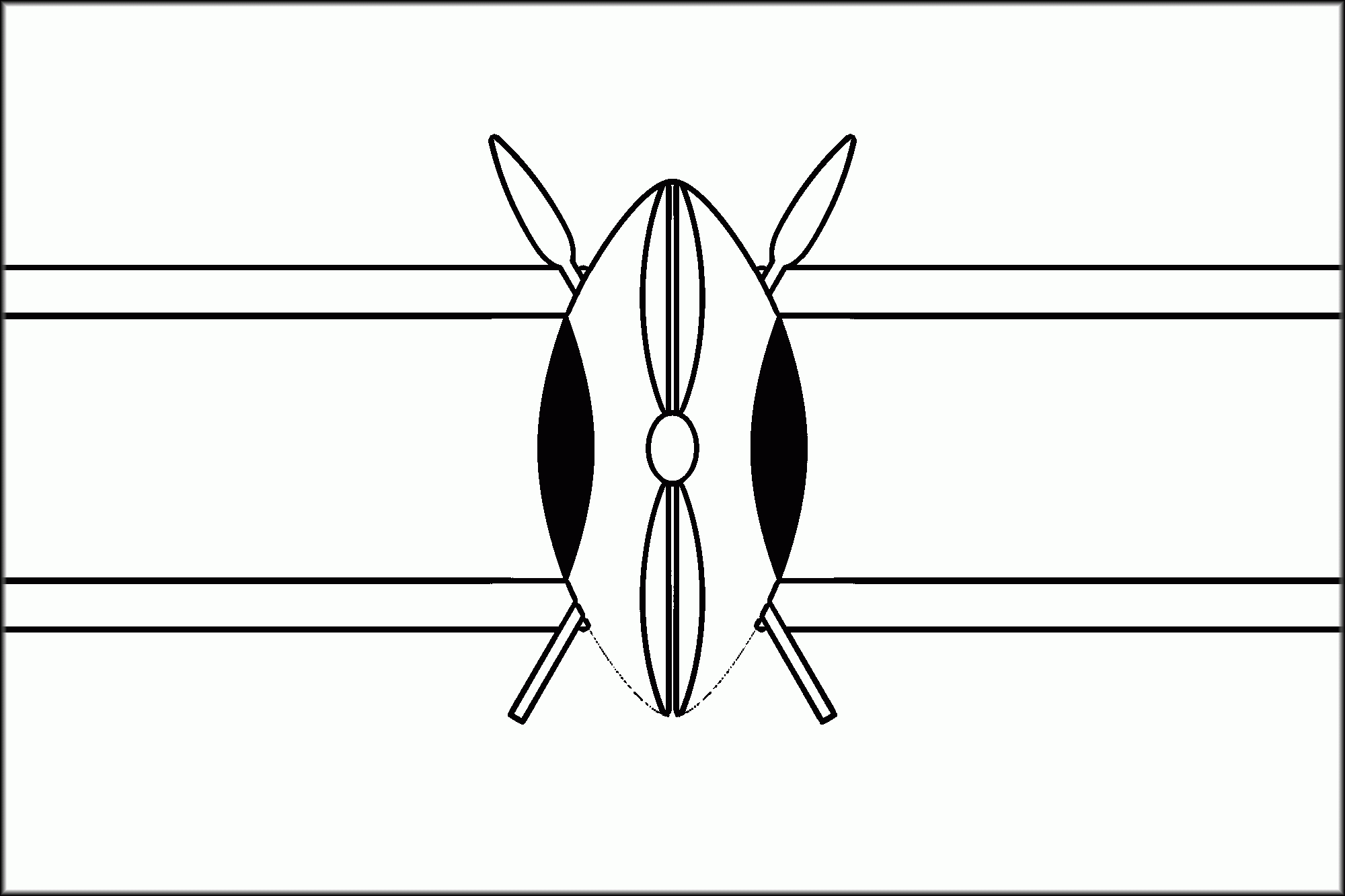 Free Kenya Flag Coloring Page Download Free Kenya Flag Coloring Page