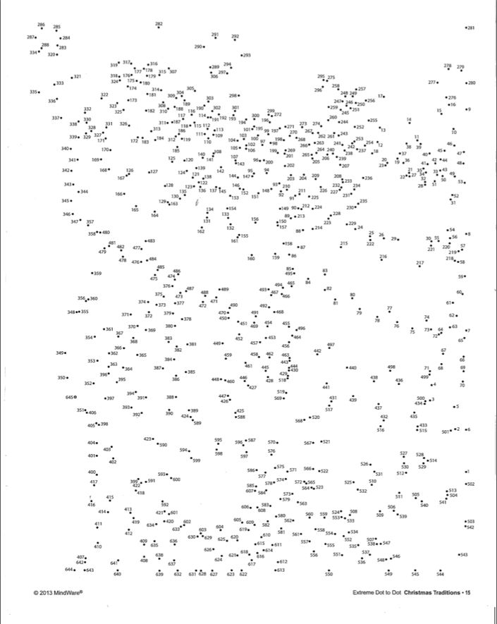 Printable Extreme Dot To Dot