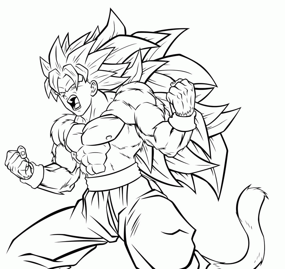 Free Dragon Ball Z Coloring Pages Goku Super Saiyan 5 Download Free Dragon Ball Z Coloring 