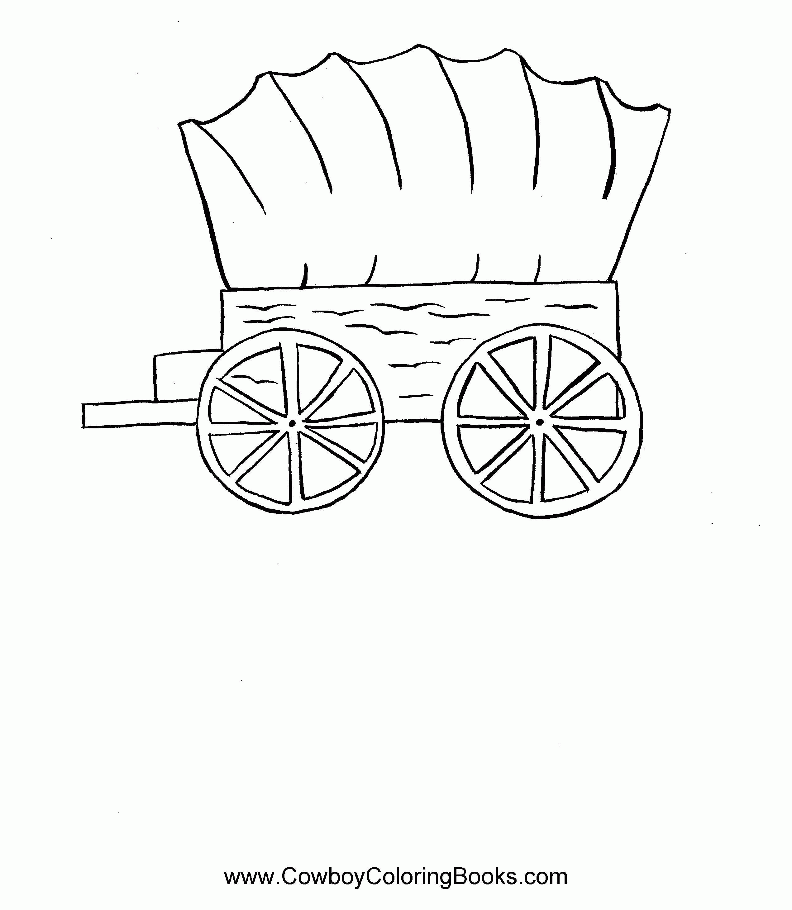 Chuck Wagon Coloring Pages 