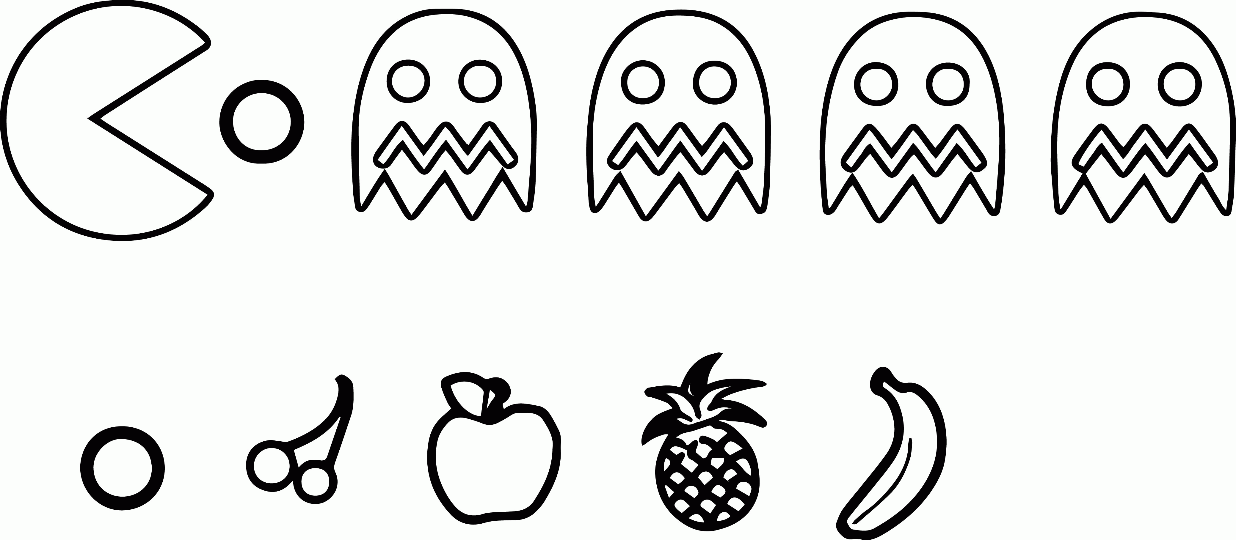 31 Mrs Pac Man Coloring Pages