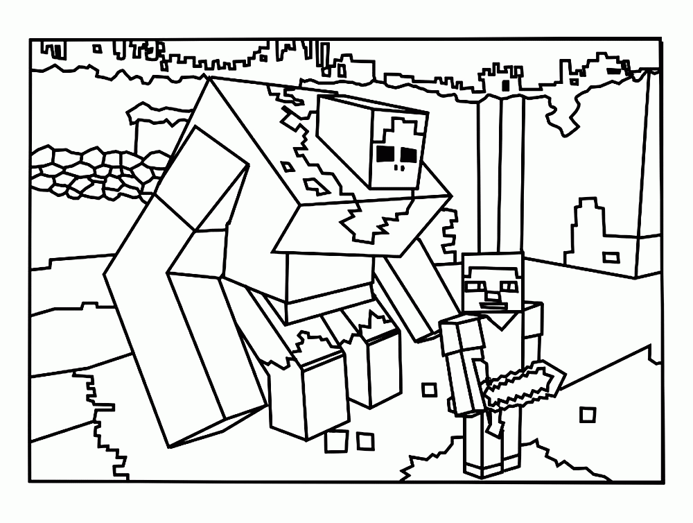  Minecraft Skins Coloring Pages - Minecraft Girl