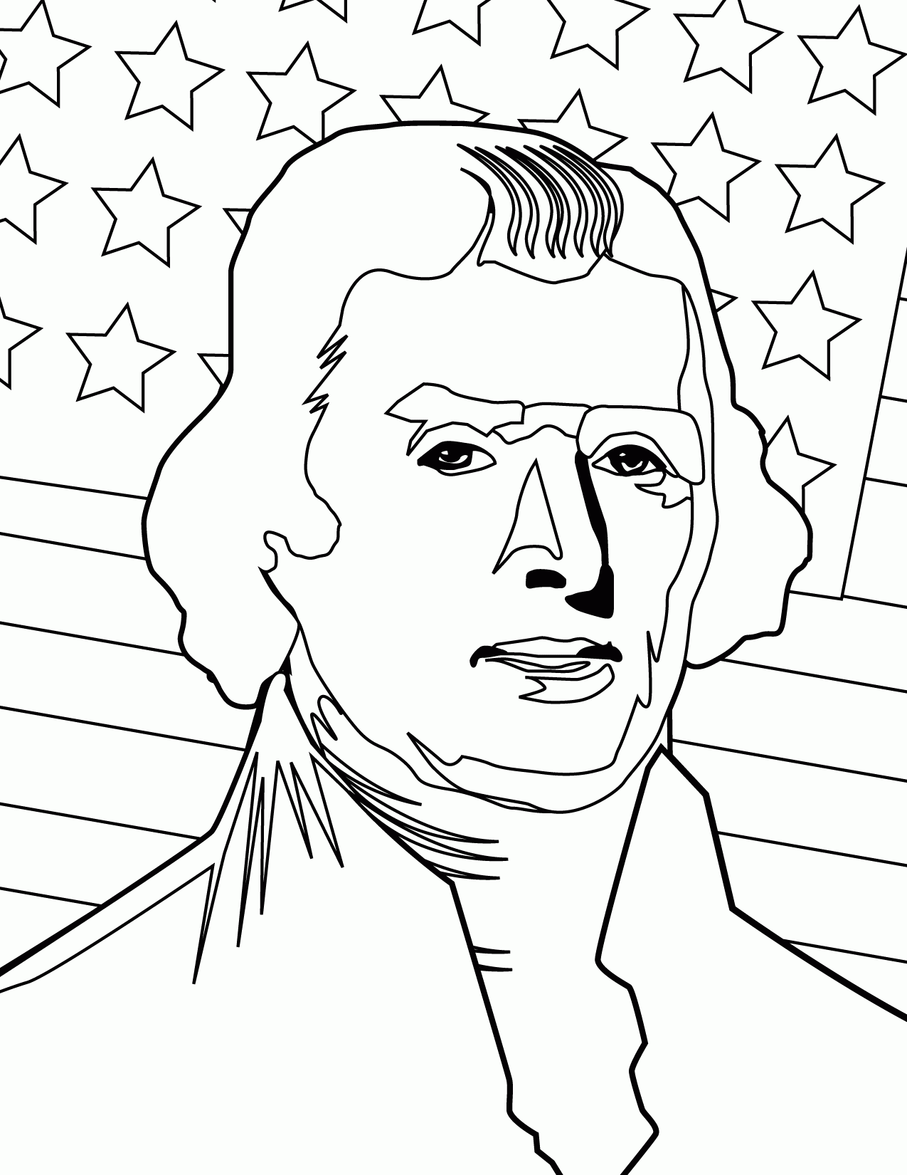 Free Printable Coloring Page Of Photo Of Thomas Jefferson Download Free Printable Coloring Page Of Photo Of Thomas Jefferson Png Images Free Cliparts On Clipart Library