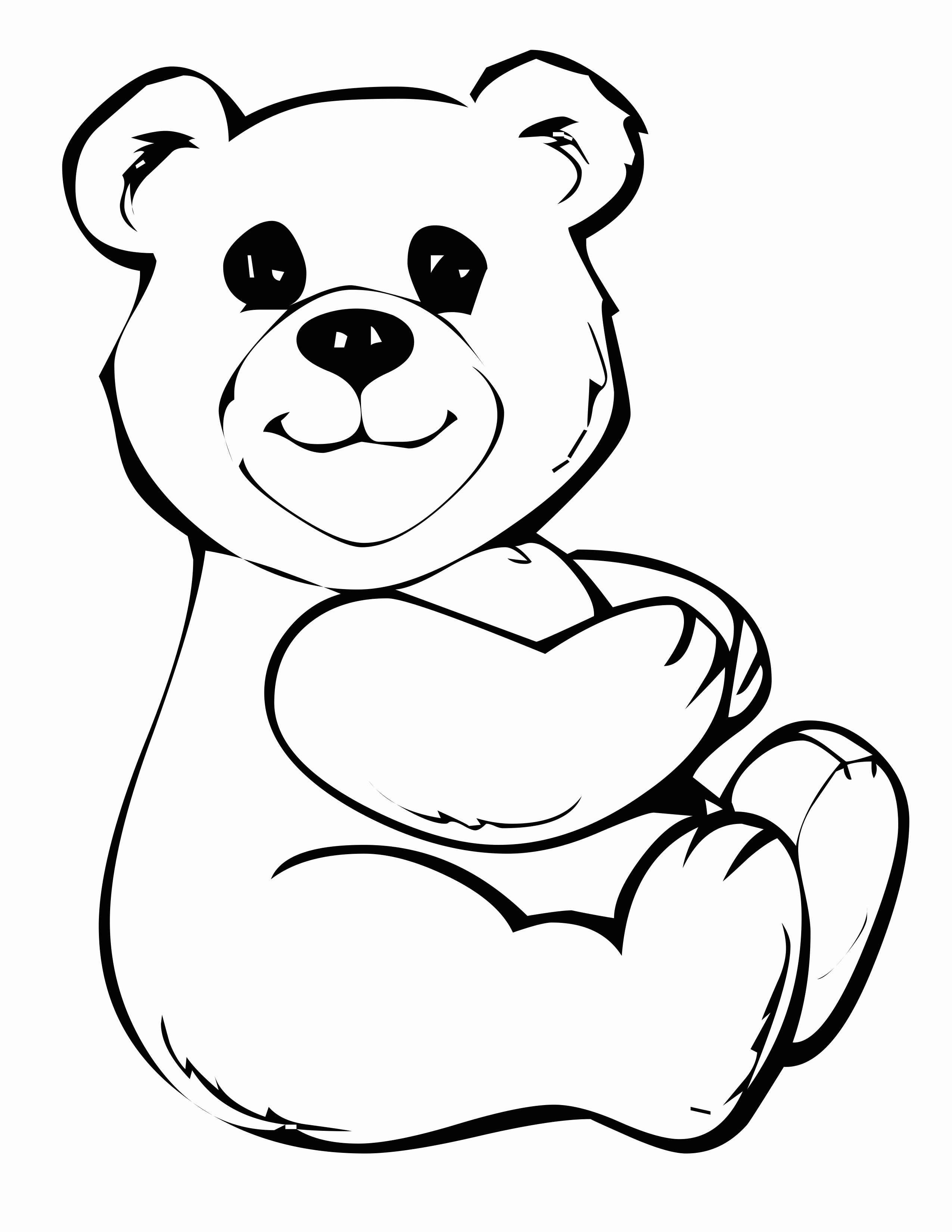 Free Coloring Pages Teddy Bear Download Free Coloring Pages Teddy Bear