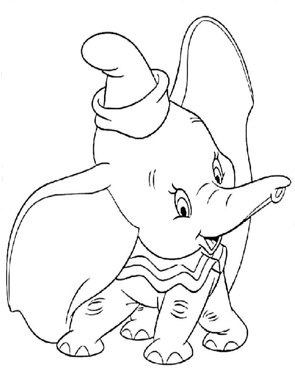 dumbo coloring pages 