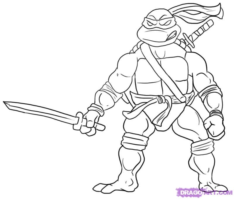 Ninja Turtle | Coloring Pages for Kids and for Adults