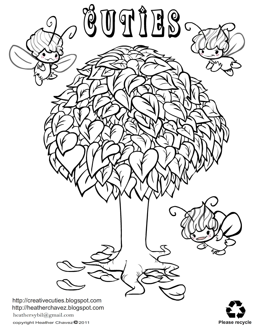 creative cuties coloring pages Clip Art Library