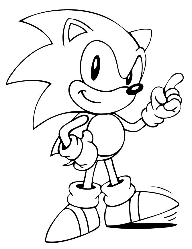 Free Sonic Coloring Book Download Free Sonic Coloring Book png images