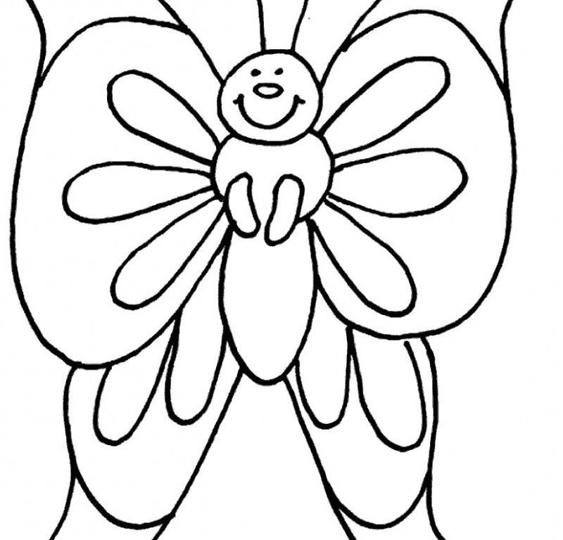 The Butterfly Was Threatens Coloring Page 