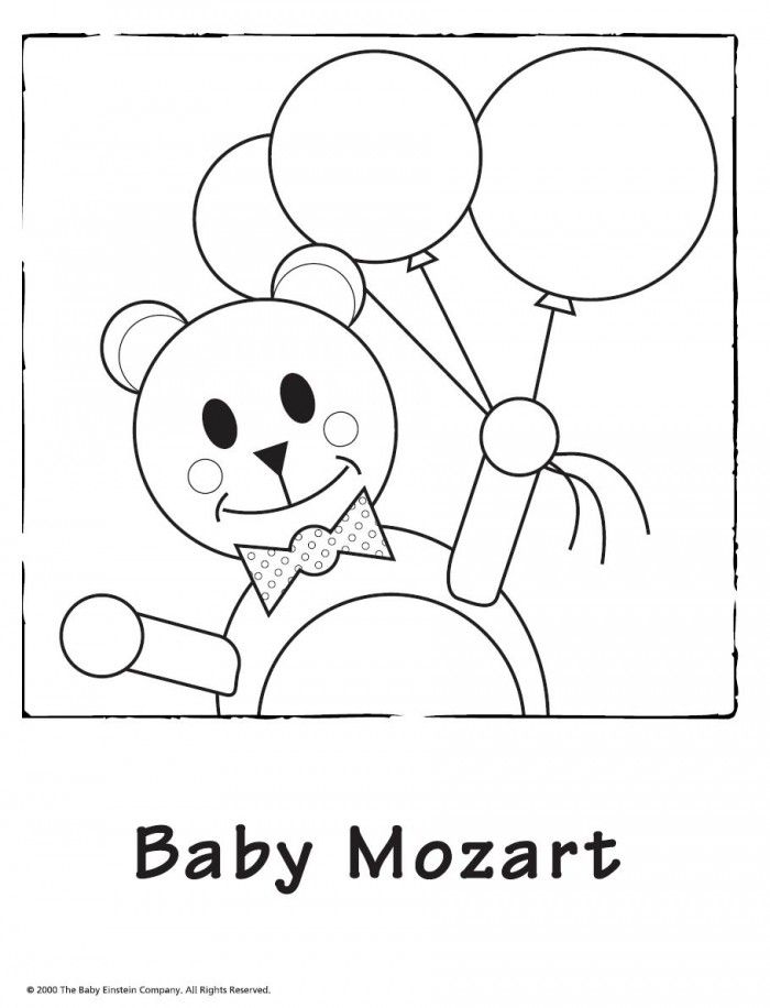 Free Baby Einstein Coloring Pages Printable Download Free