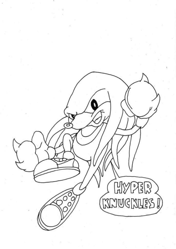 Knuckles the Echidna by Arsenic-Boatman