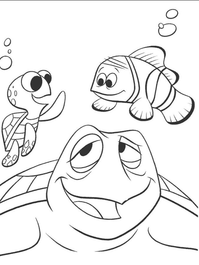 Funny Nemo Coloring For Kids 