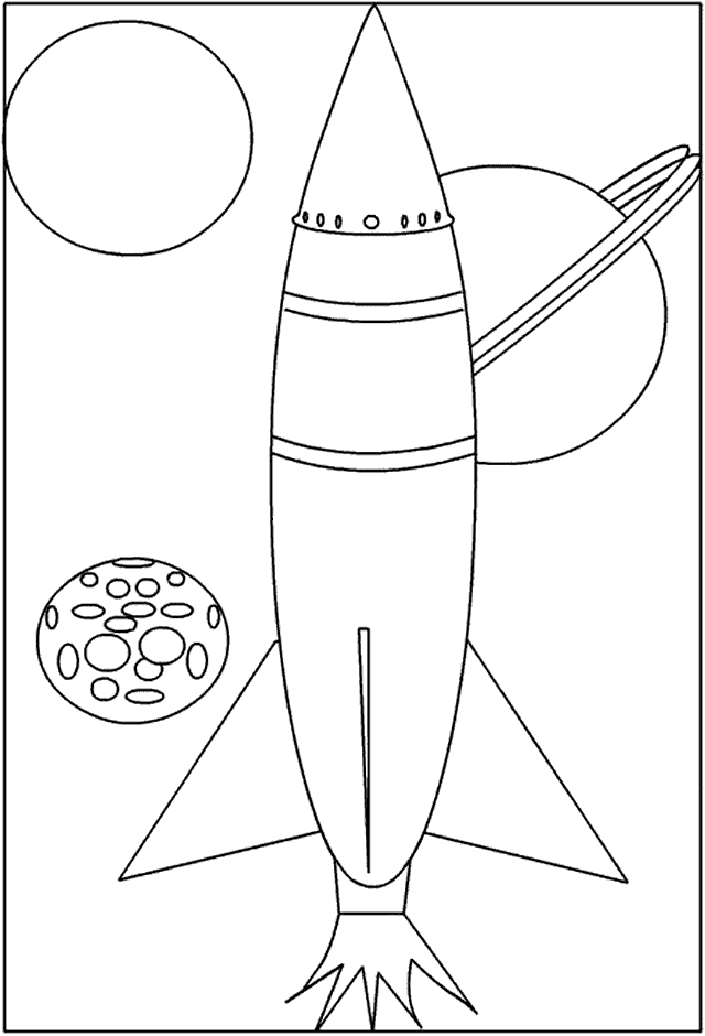 Space Shuttle | Coloring pages