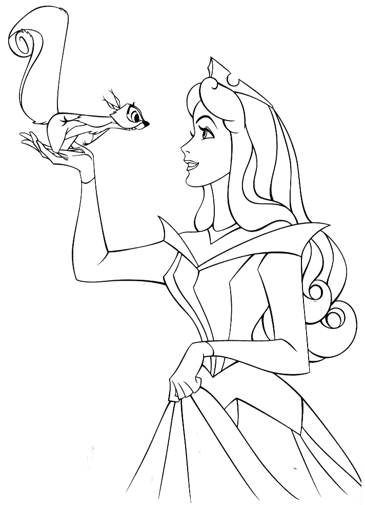 Coloring Pages Disney Princess Sleeping Beauty | Free