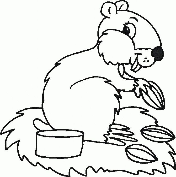 winter animals coloring pages  Coloring picture animal