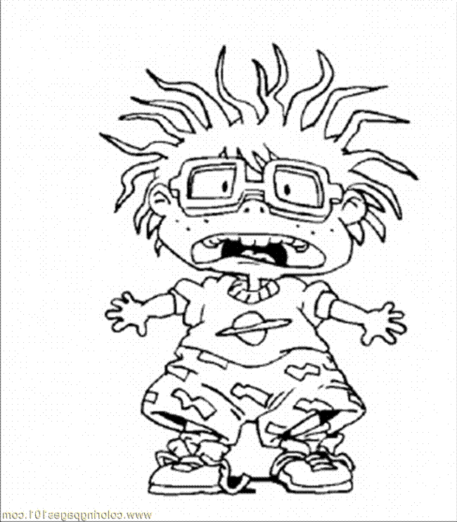 Chuckie-Rugrats-Coloring-Pages