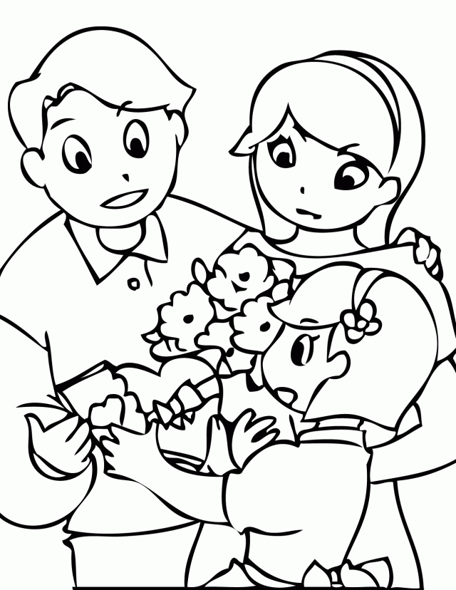 Grandparents Day| Coloring Pages for Kids Parents Day Coloring
