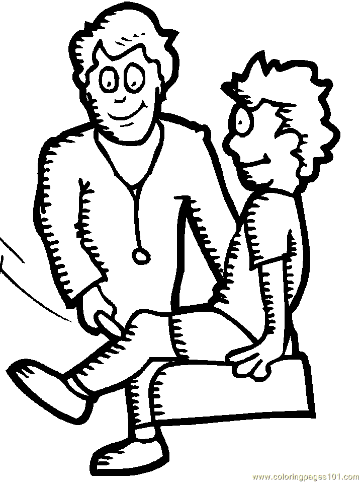 Coloring Pages Doctor (Peoples  Doctors) | free printable