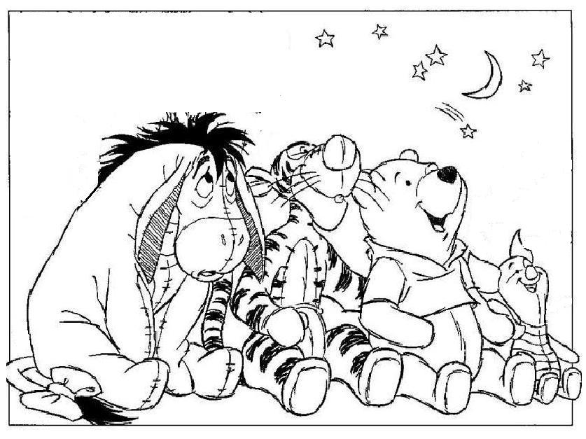 Winnie-the-Pooh  Coloring Pages 