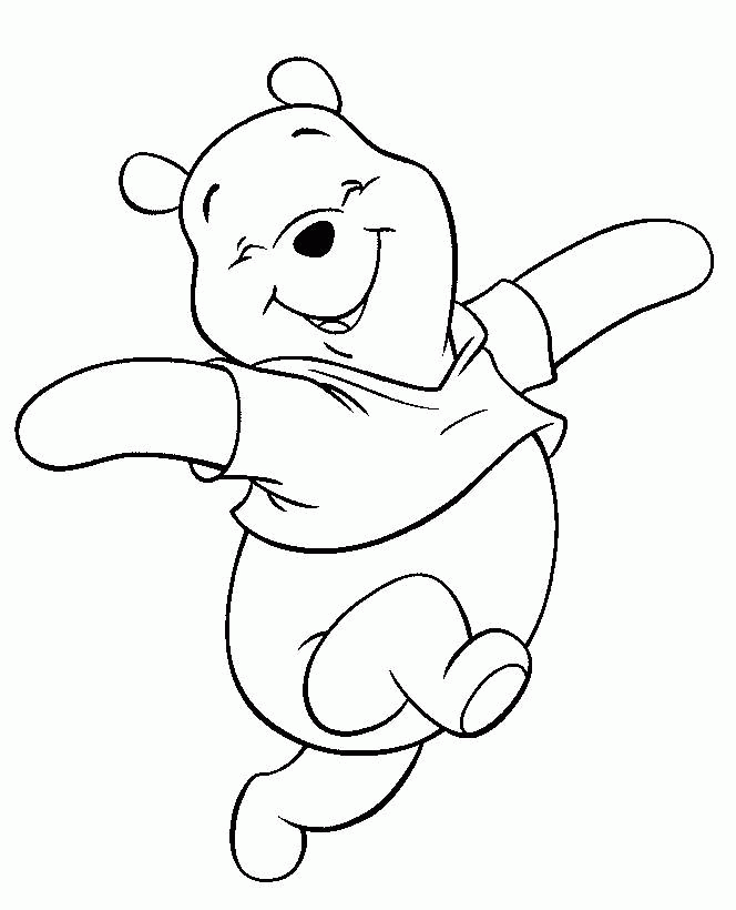 Classic winnie the pooh coloring pages