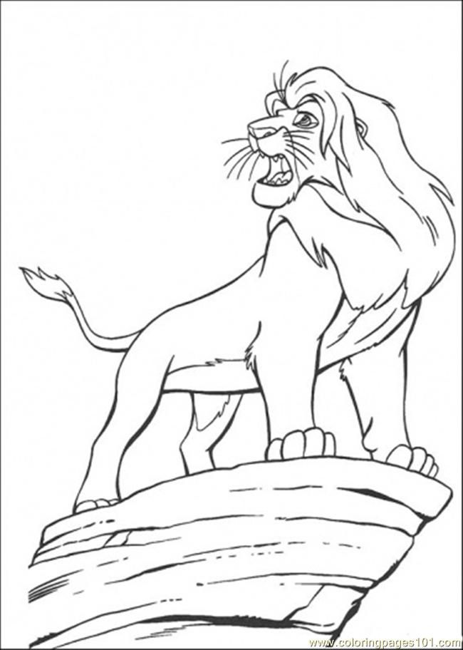 Lion King Simba Coloring Pages | Printable Coloring Pages