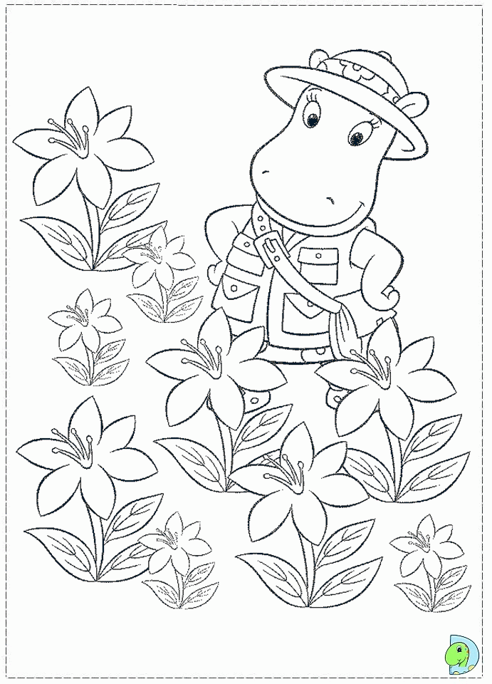 Backyardigans coloring page to print