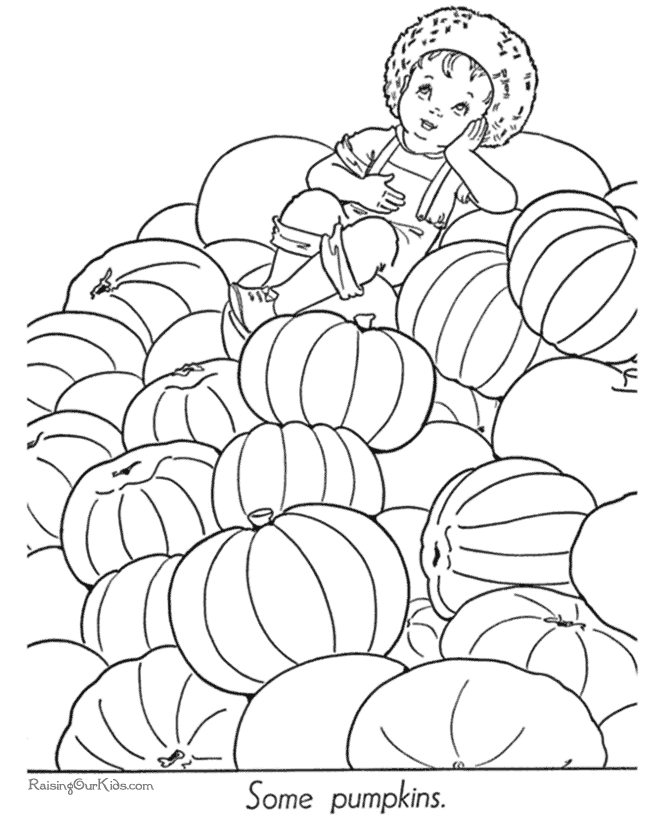 Halloween pumpkin coloring pages to print