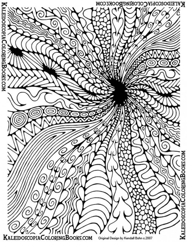 Printable | Coloring Pages For Adults Abstract | 