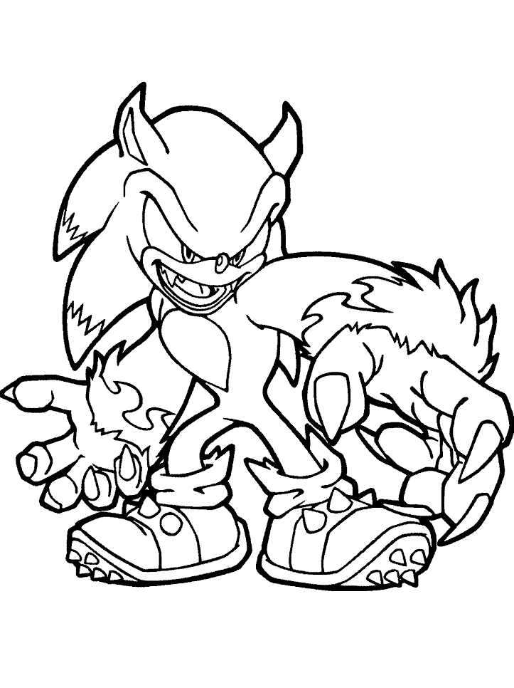 Free Shadow The Hedgehog Coloring Pages To Print, Download Free Shadow