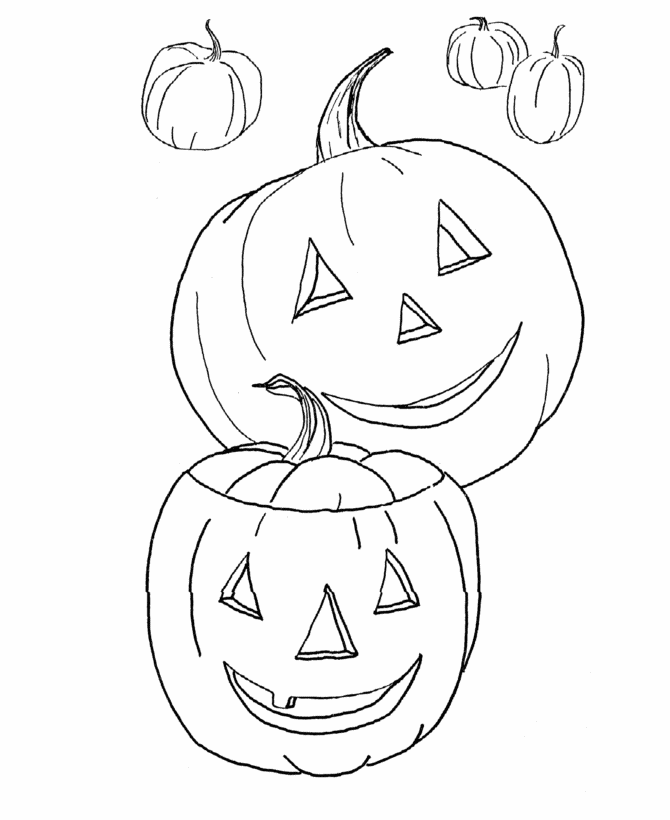 Fall Coloring Pages 