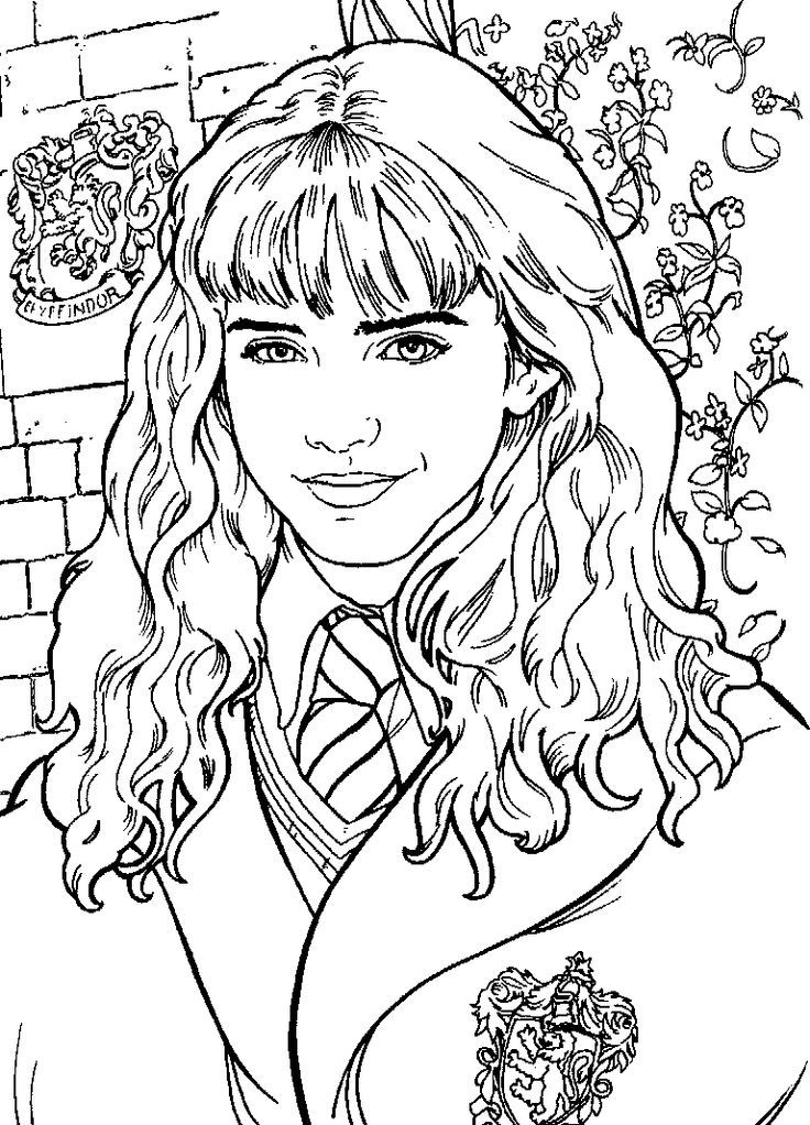 Harry Potter: Coloring Pages on Clipart-library