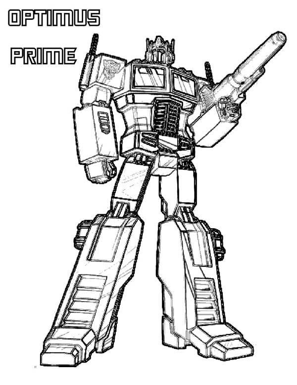 transformers coloring pages optimus prime 
