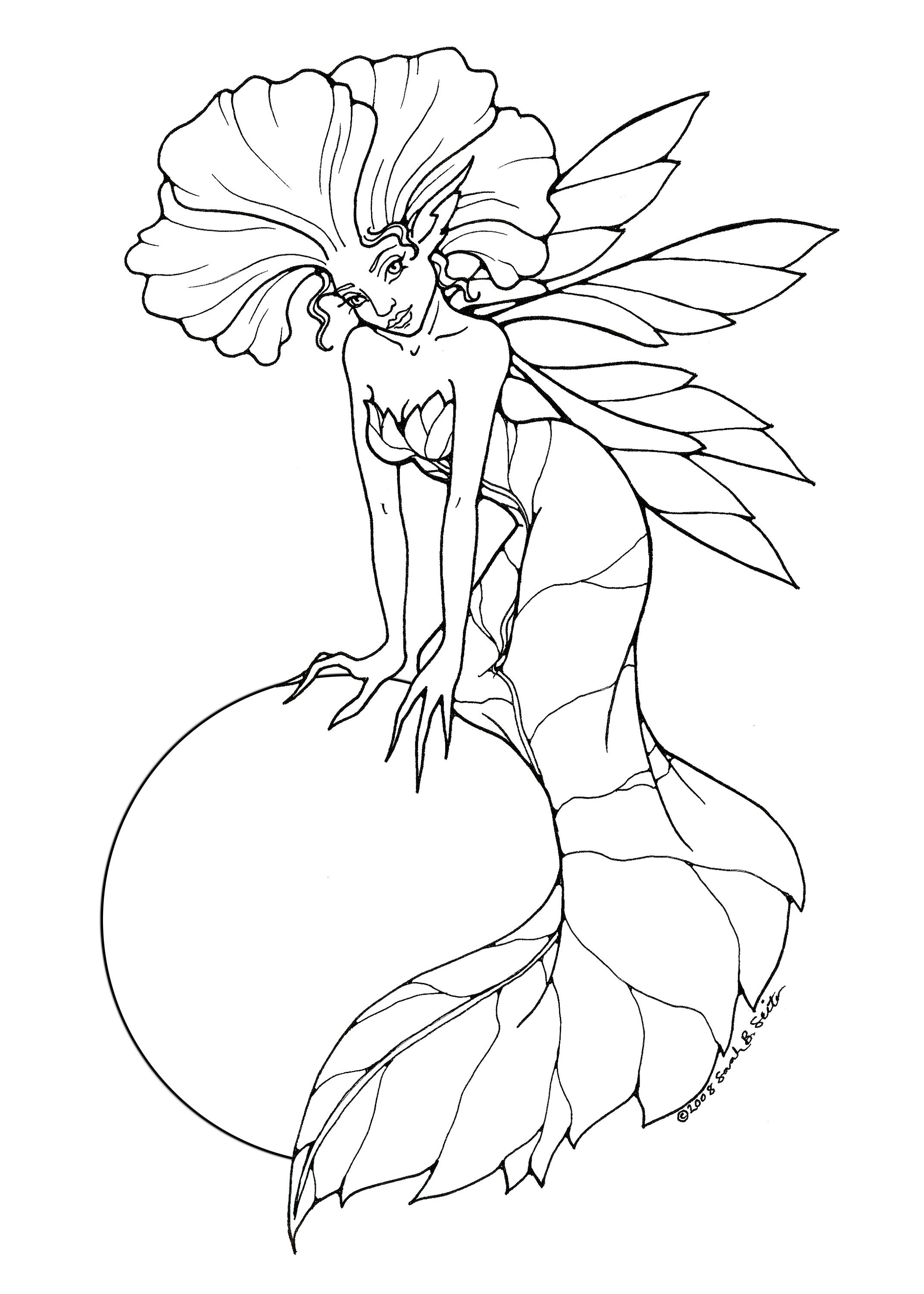 fairy coloring pages | Coloring