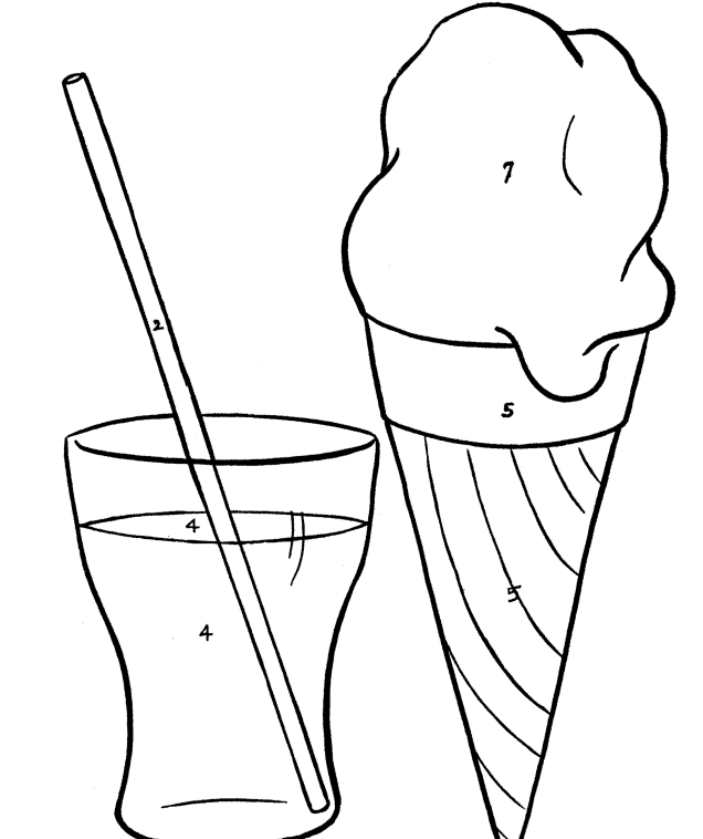 Boy Drinking Coloring Pages | Coloring Pages For All Ages
