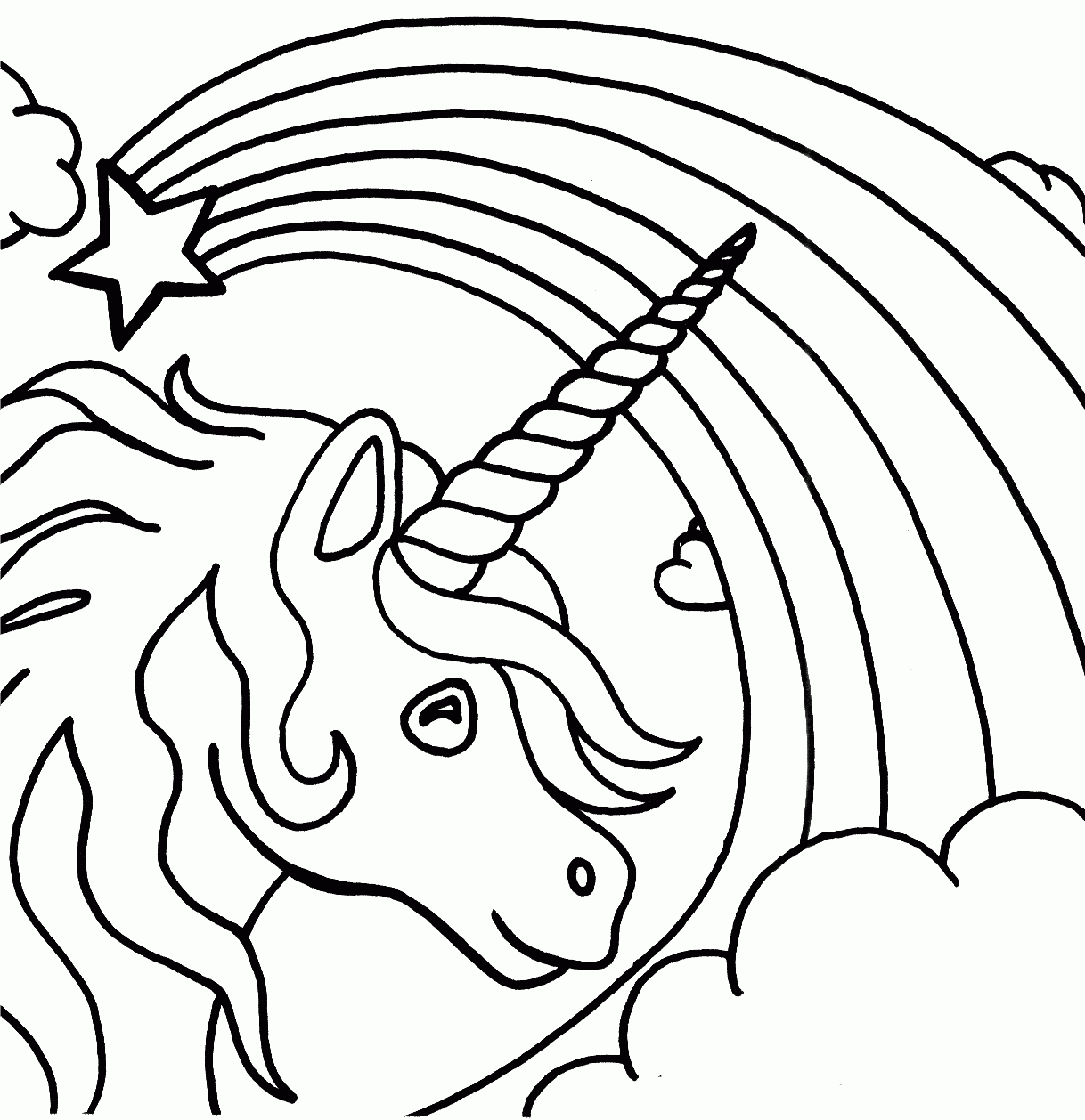 Free Printable Coloring Pages Unicorn, Download Free Printable ...