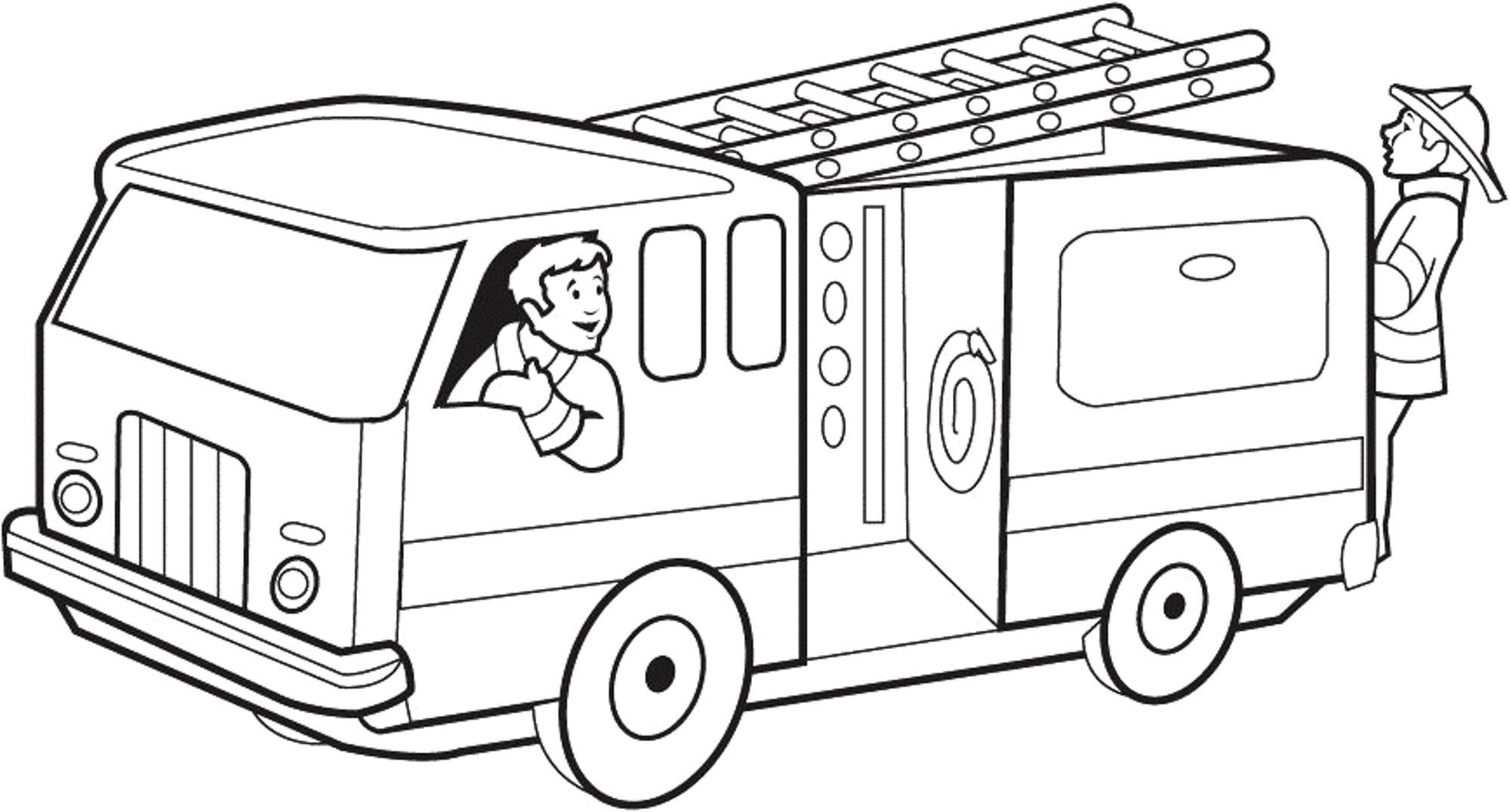 Free Free Printable Fire Truck Coloring Pages Download Free Free 