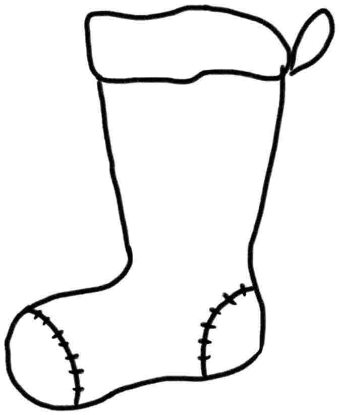 Best Photos of Christmas Stocking Coloring Pages Printable| free printable