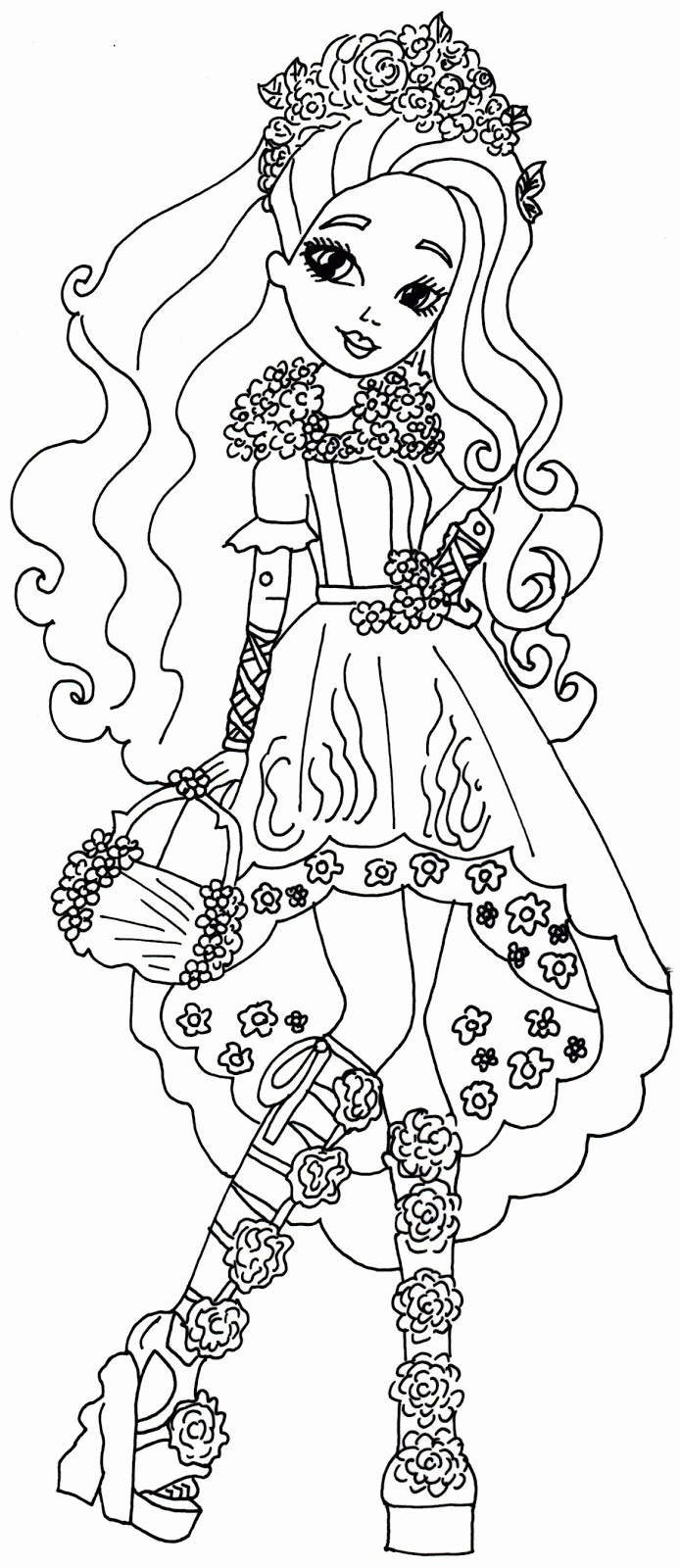 Free Printable Ever After High Coloring Pages: Cedar Wood Spring