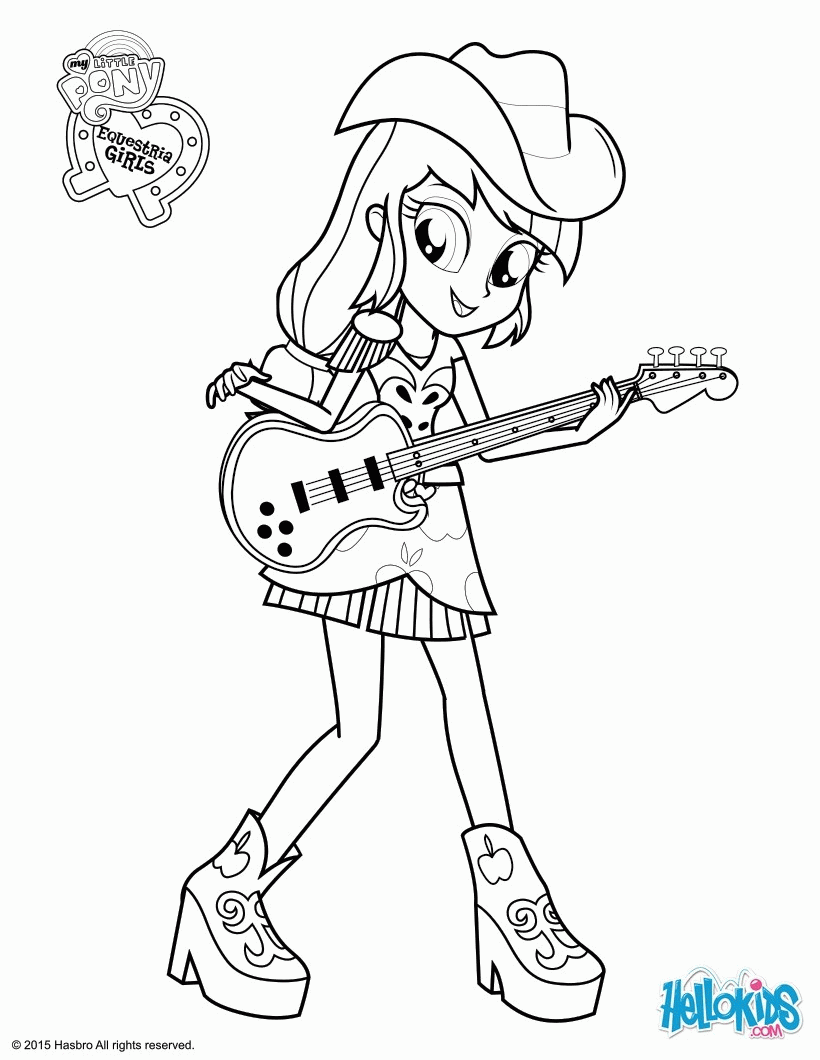 Free My Little Pony Equestria Girls Coloring Pages, Download Free My