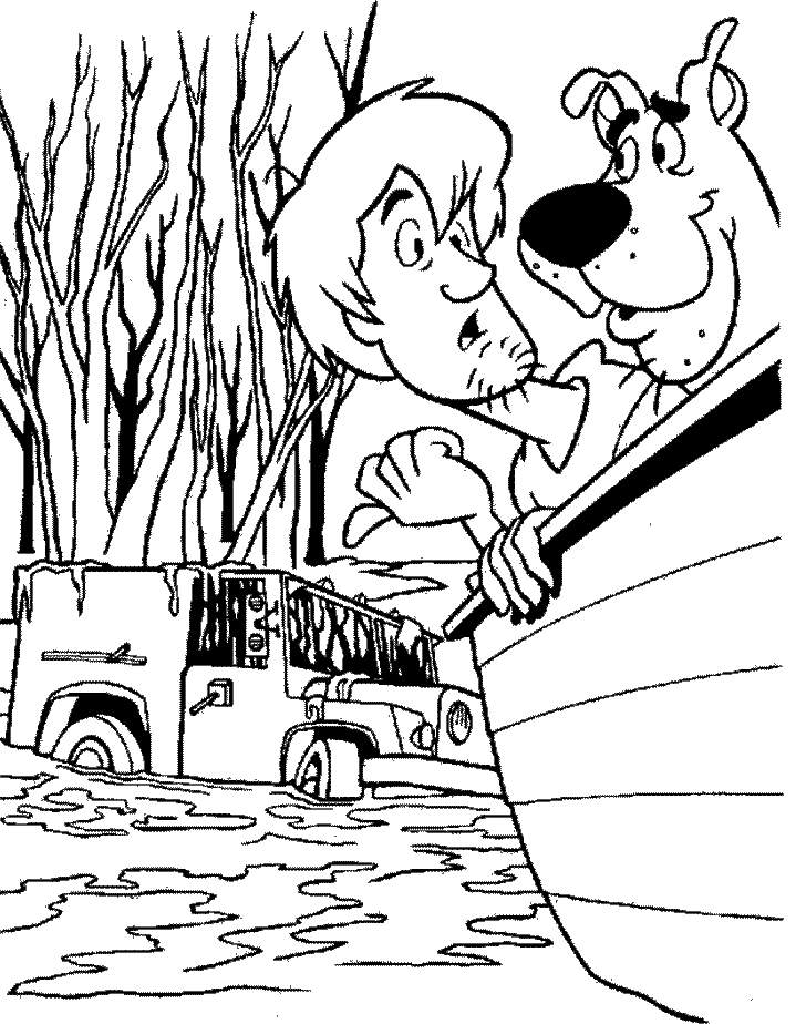 Images Of Shaggy From Scooby Doo | Coloring Pages