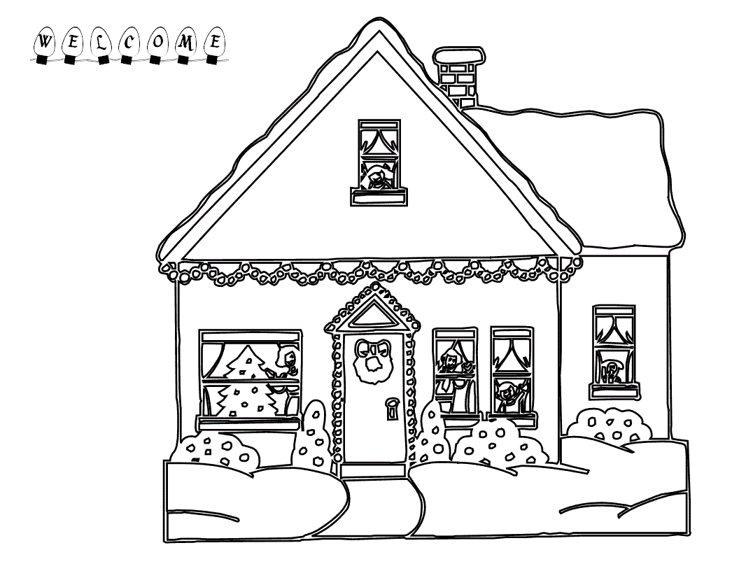 Coloring Pages Rumah