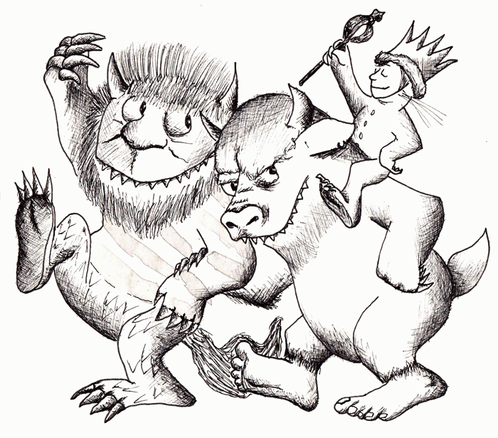 Where The Wild Things Are Coloring Page Free